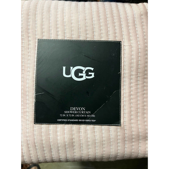 UGG Bath Ugg Devon Fabric Shower Curtain 72x72 In Misty Rose Poshmark